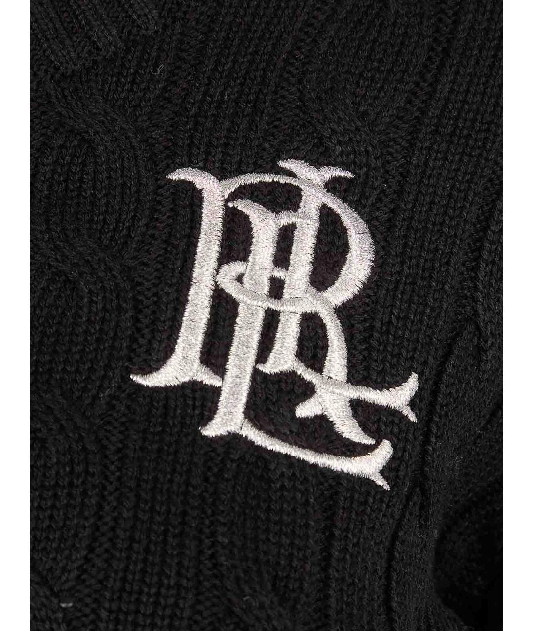 RALPH LAUREN Черный джемпер / свитер, фото 3