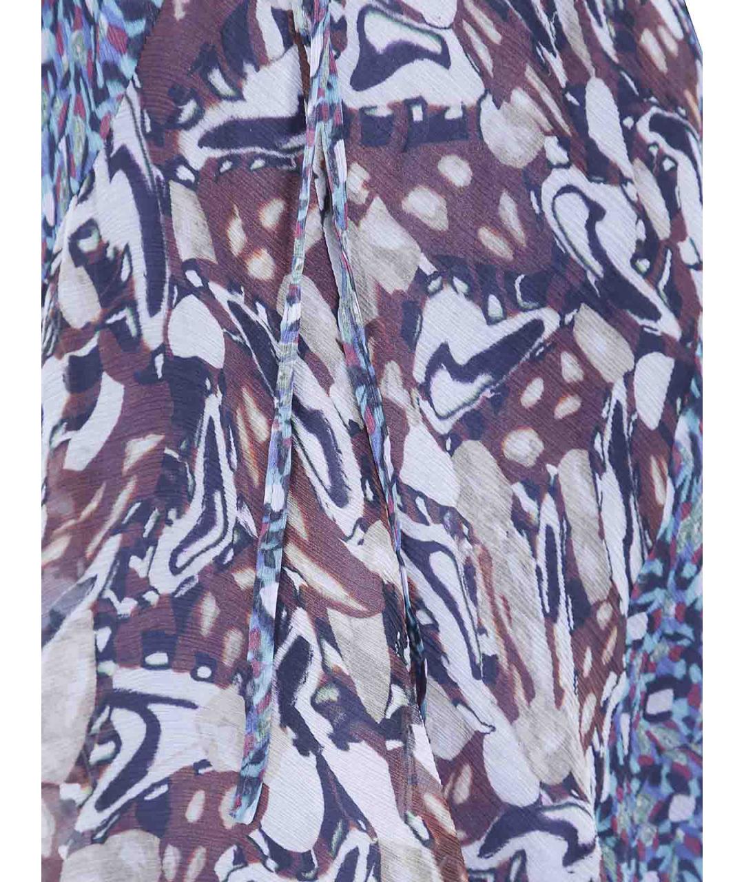 DRIES VAN NOTEN Мульти шелковая юбка макси, фото 3
