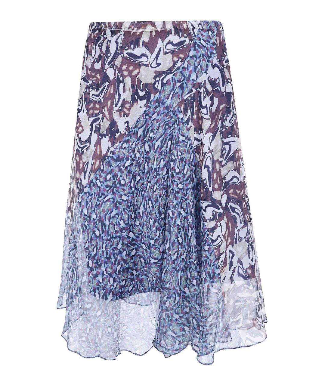 DRIES VAN NOTEN Мульти шелковая юбка макси, фото 1