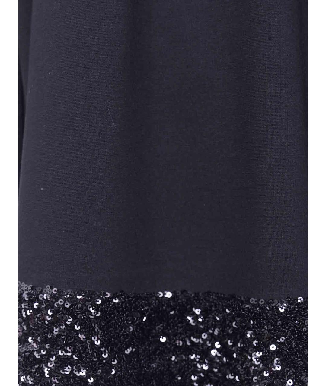 EMPORIO ARMANI Черное полиэстеровое повседневное платье, фото 3