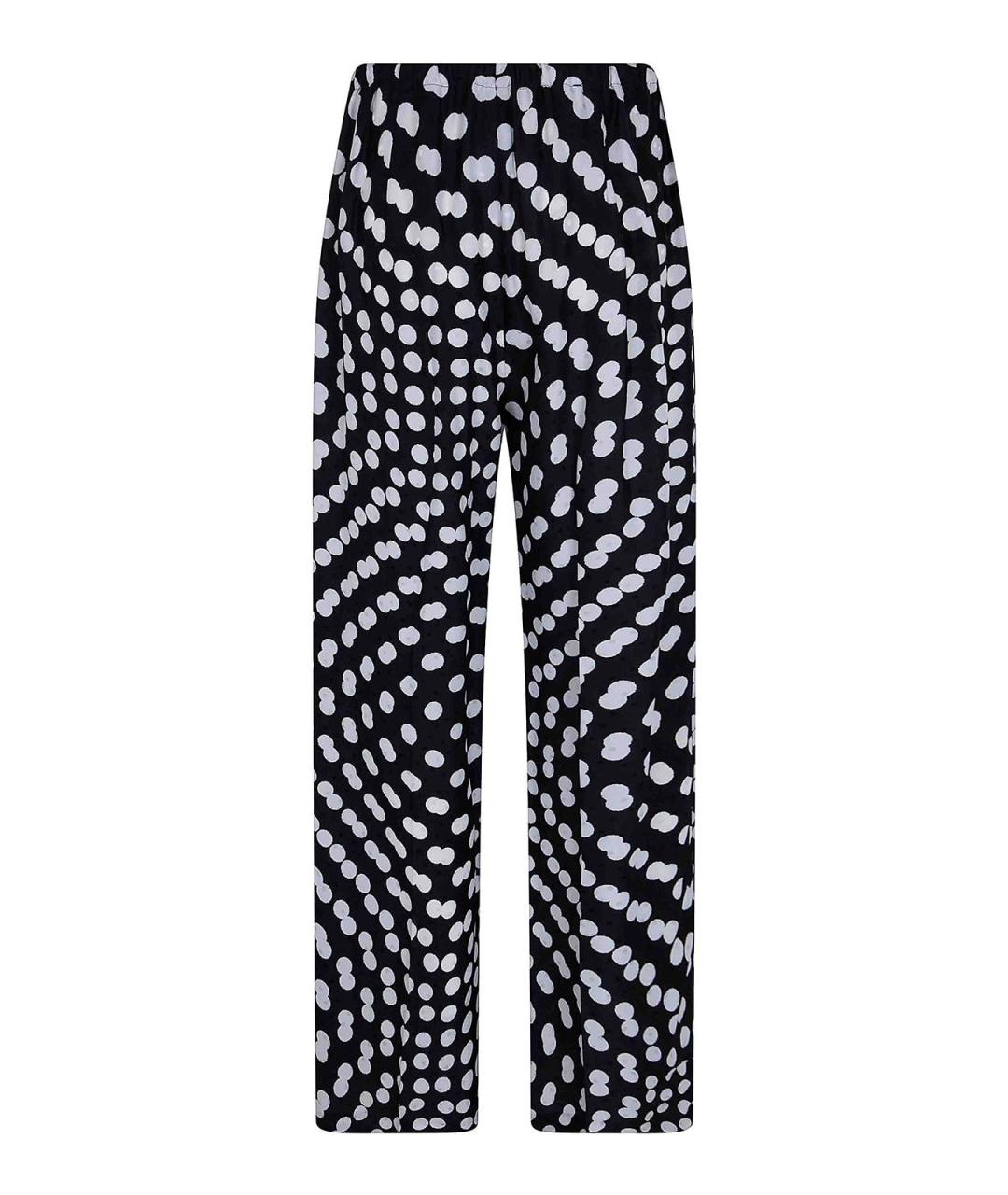 DRIES VAN NOTEN Черные прямые брюки, фото 2