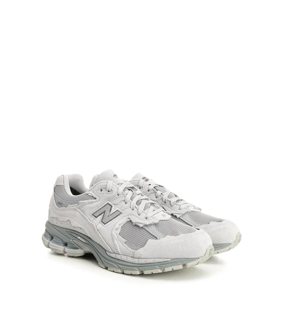 NEW BALANCE Белые замшевые низкие кроссовки / кеды, фото 2