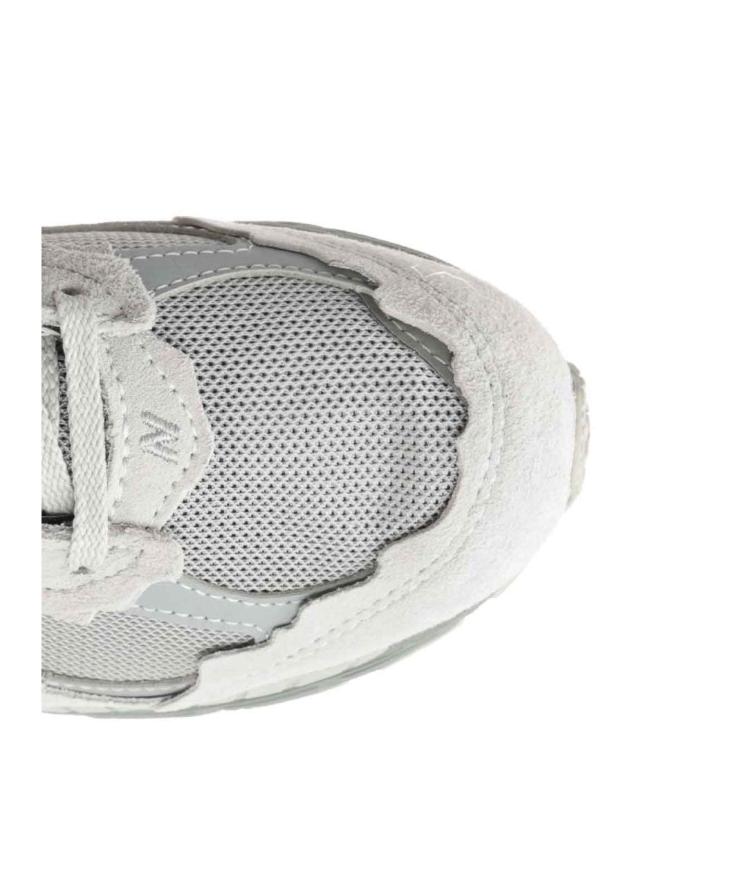 NEW BALANCE Белые замшевые низкие кроссовки / кеды, фото 4