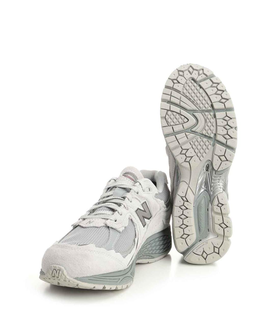 NEW BALANCE Белые замшевые низкие кроссовки / кеды, фото 5