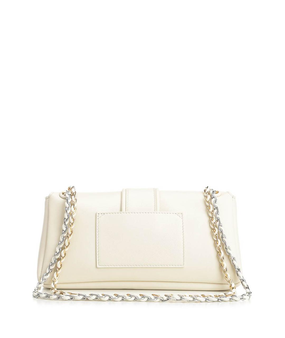 JACQUEMUS Белая сумка через плечо, фото 3