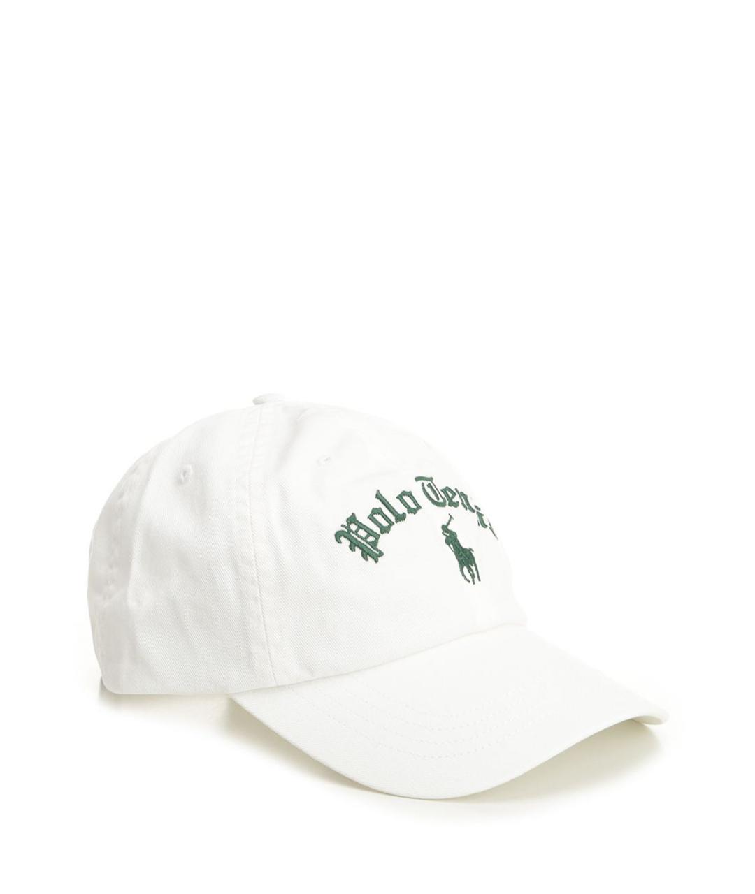 POLO RALPH LAUREN Белая хлопковая кепка/бейсболка, фото 2