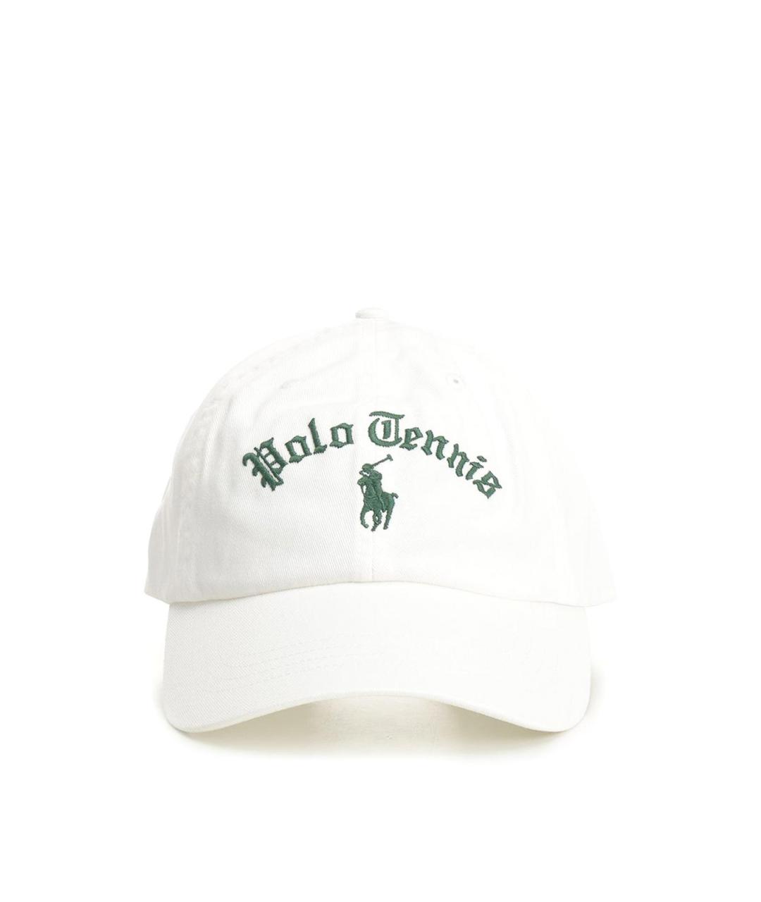 POLO RALPH LAUREN Белая хлопковая кепка/бейсболка, фото 1