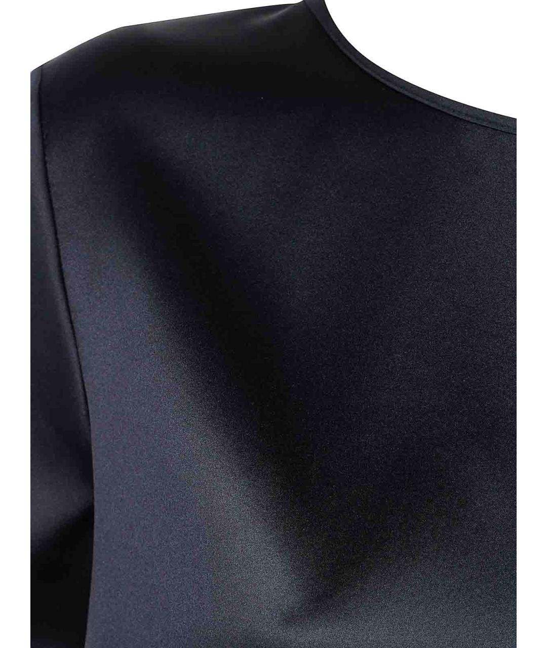 EMPORIO ARMANI Синяя шелковая блузы, фото 3