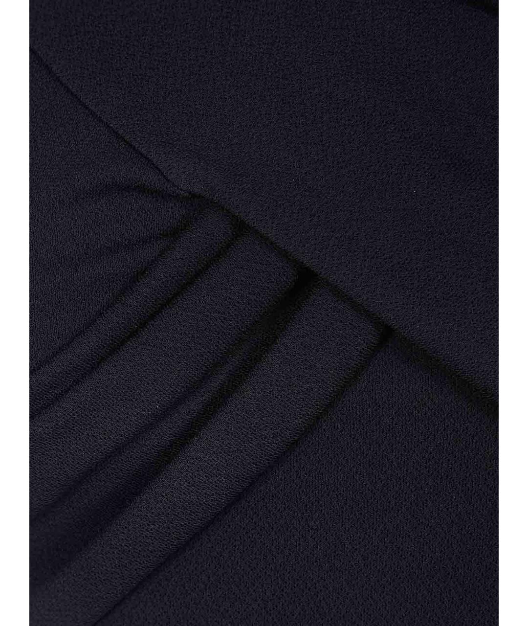 EMPORIO ARMANI Черное вискозное повседневное платье, фото 3