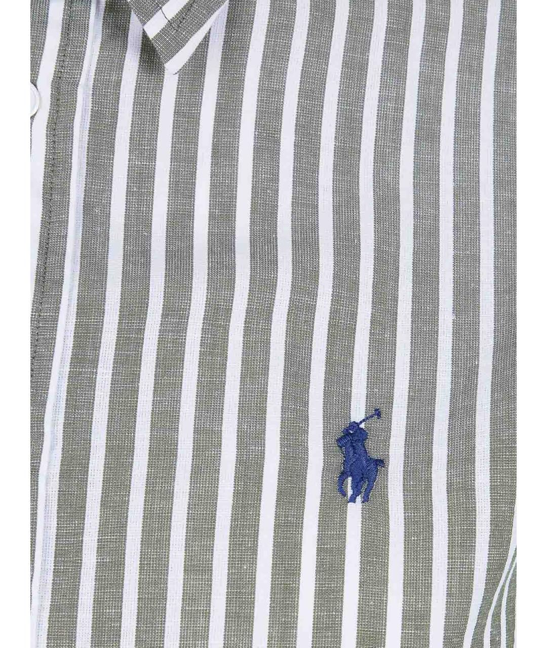 POLO RALPH LAUREN Зеленая хлопковая рубашка, фото 3