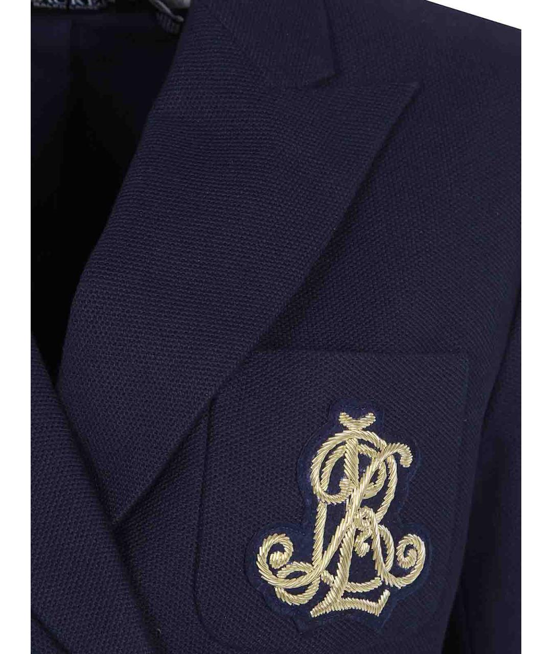 RALPH LAUREN Синий жакет/пиджак, фото 3