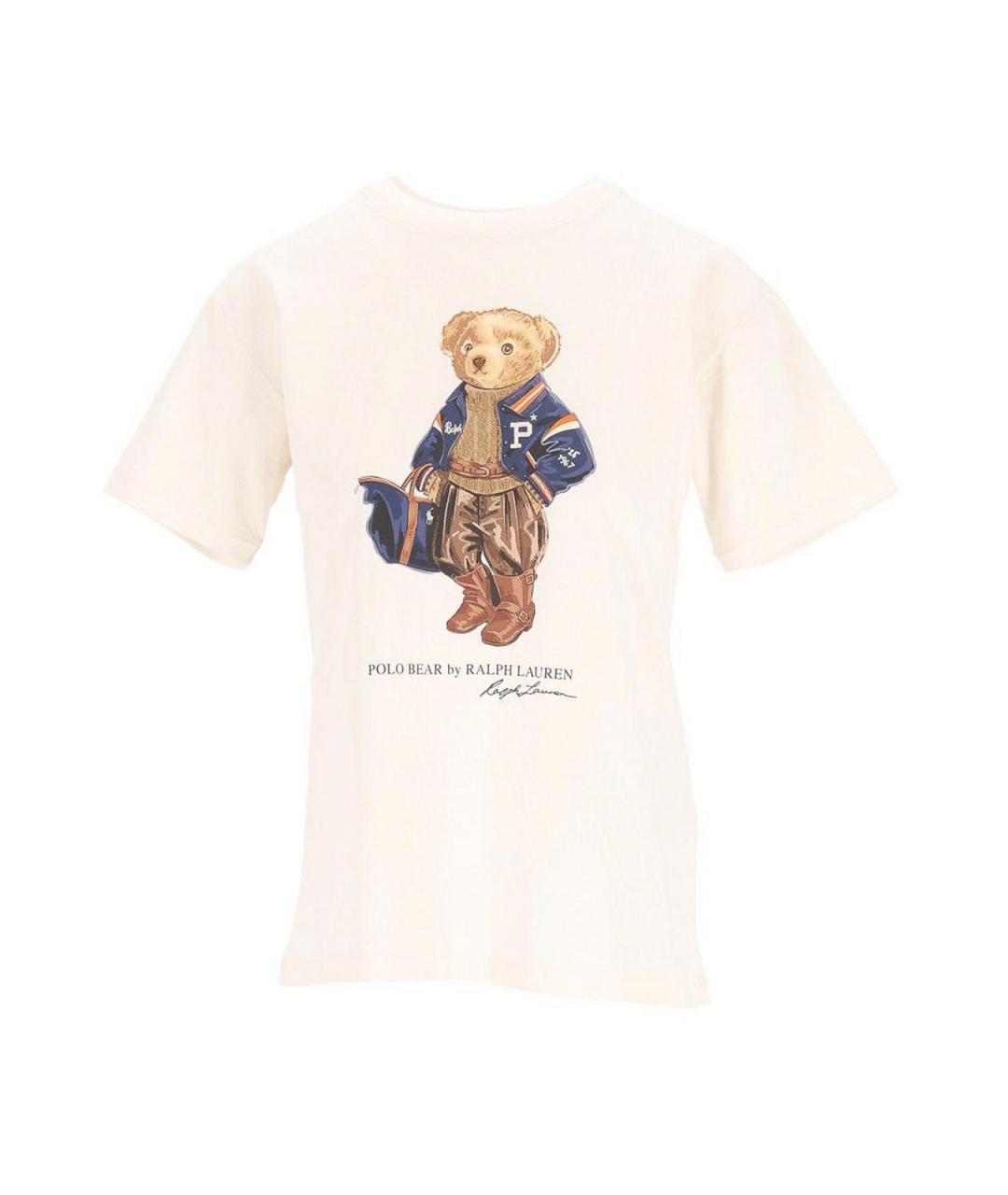 POLO RALPH LAUREN Белая хлопковая футболка, фото 1