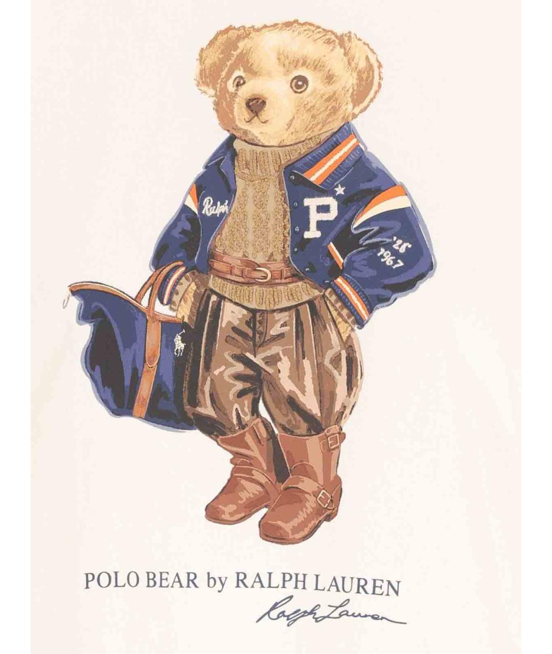 POLO RALPH LAUREN Белая хлопковая футболка, фото 3