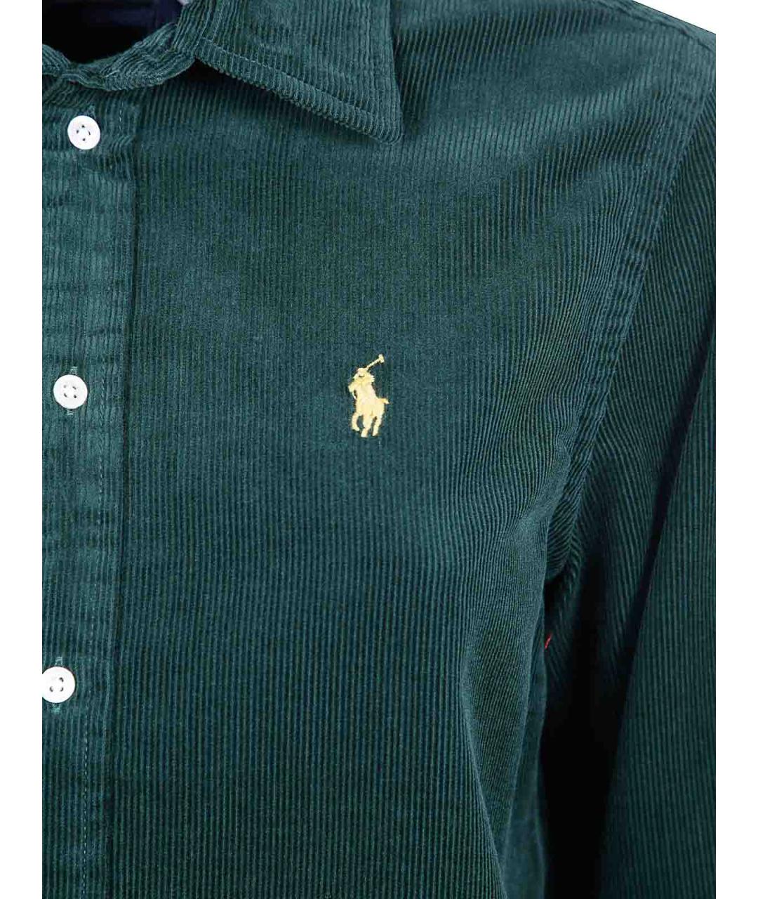 POLO RALPH LAUREN Зеленая хлопковая рубашка, фото 3