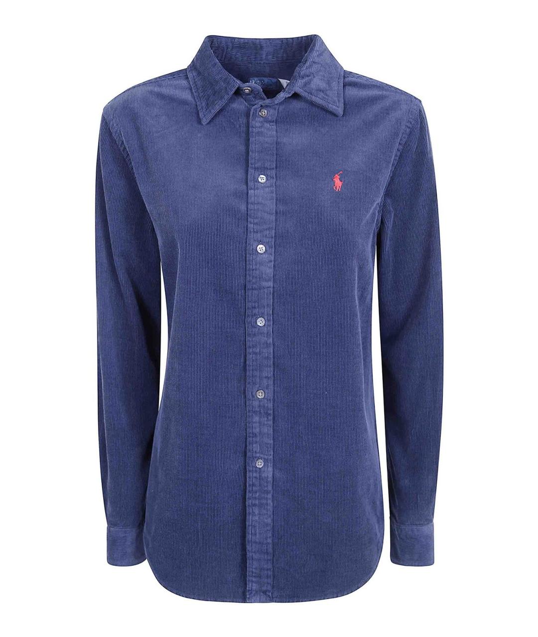 POLO RALPH LAUREN Синяя хлопковая рубашка, фото 1