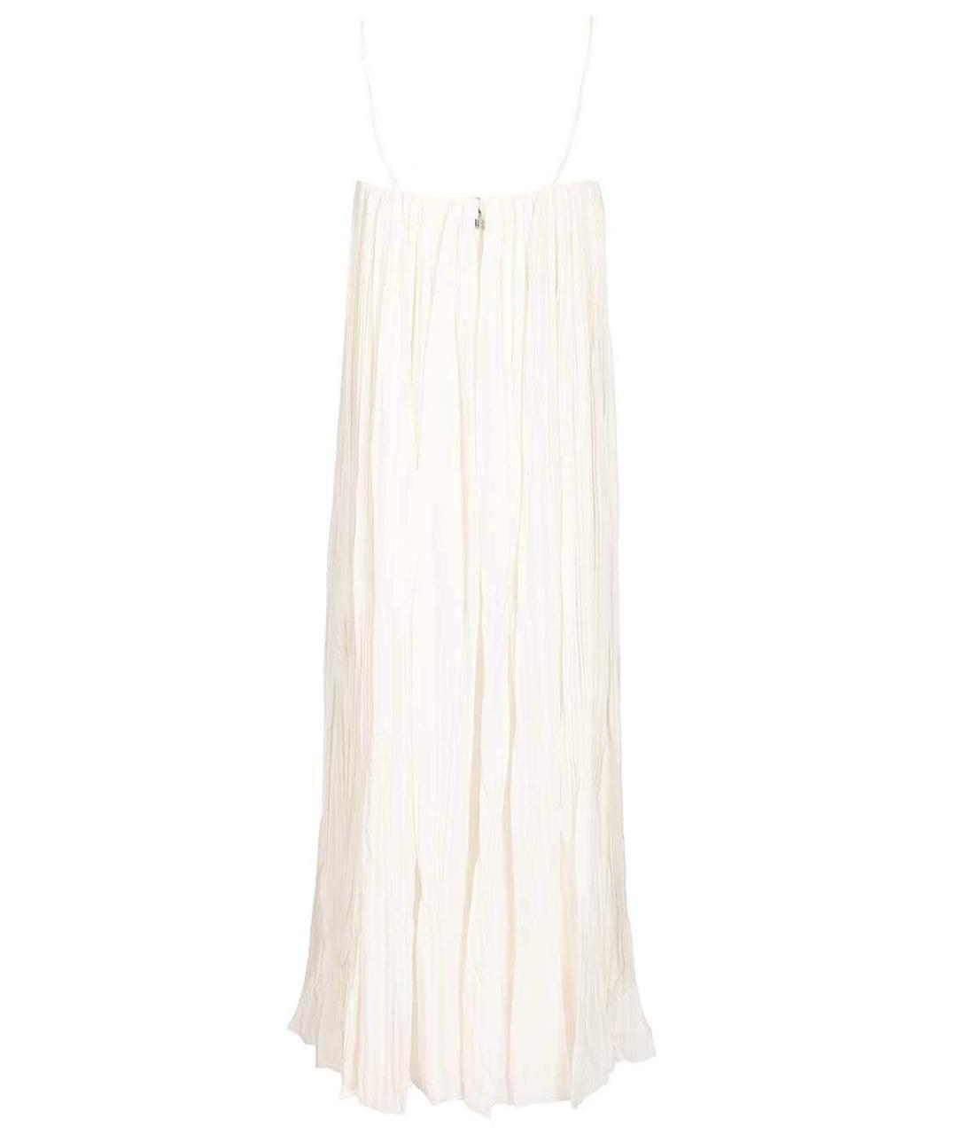 ROTATE Белое вискозное повседневное платье, фото 2