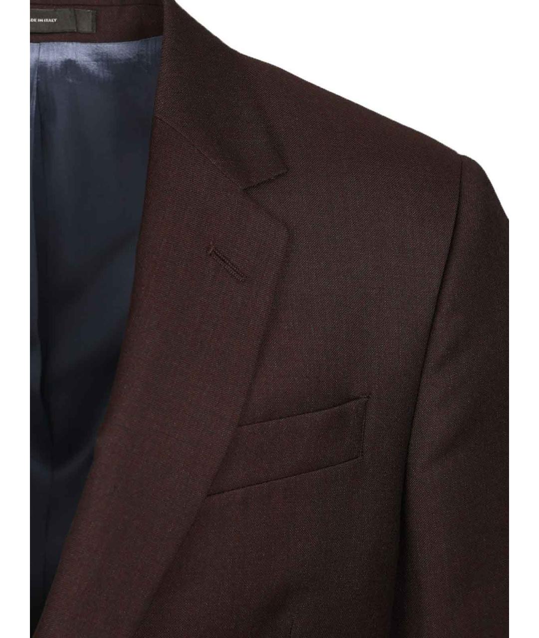 PAUL SMITH Бордовый классический костюм, фото 3