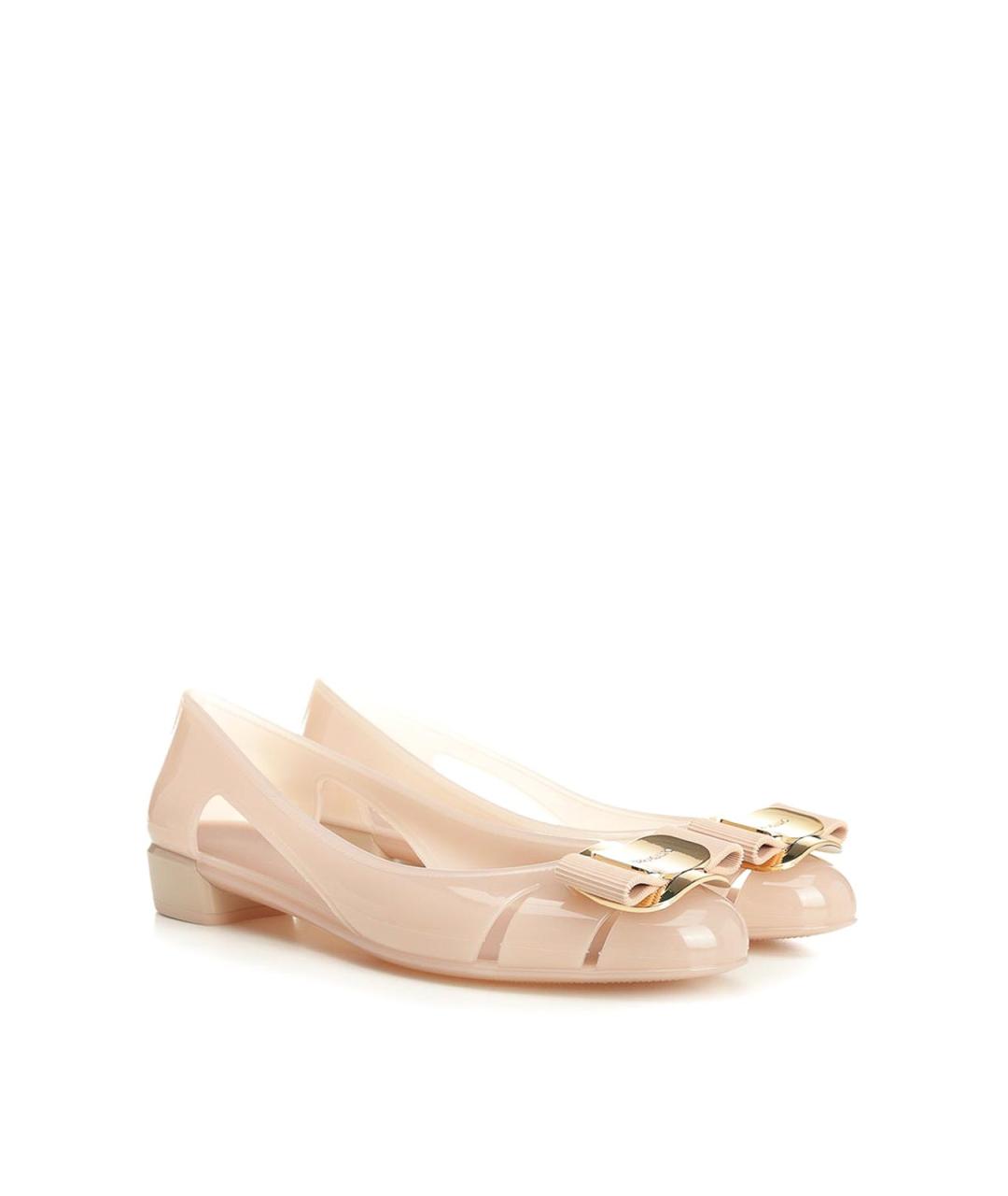 FERRAGAMO Розовые балетки, фото 2
