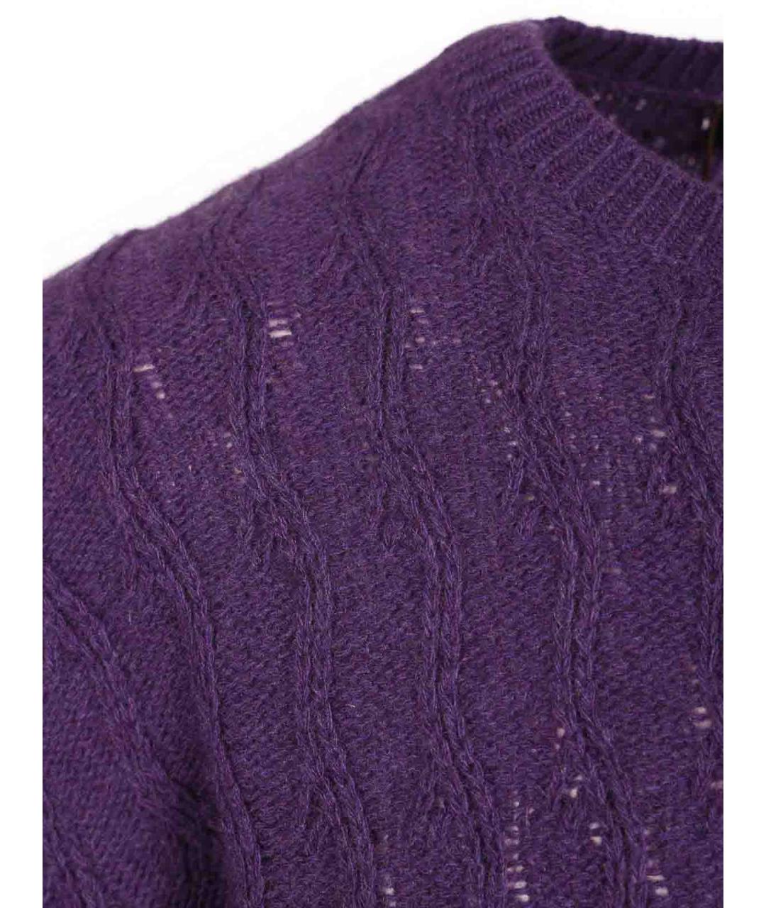 ETRO Фиолетовый кашемировый джемпер / свитер, фото 4
