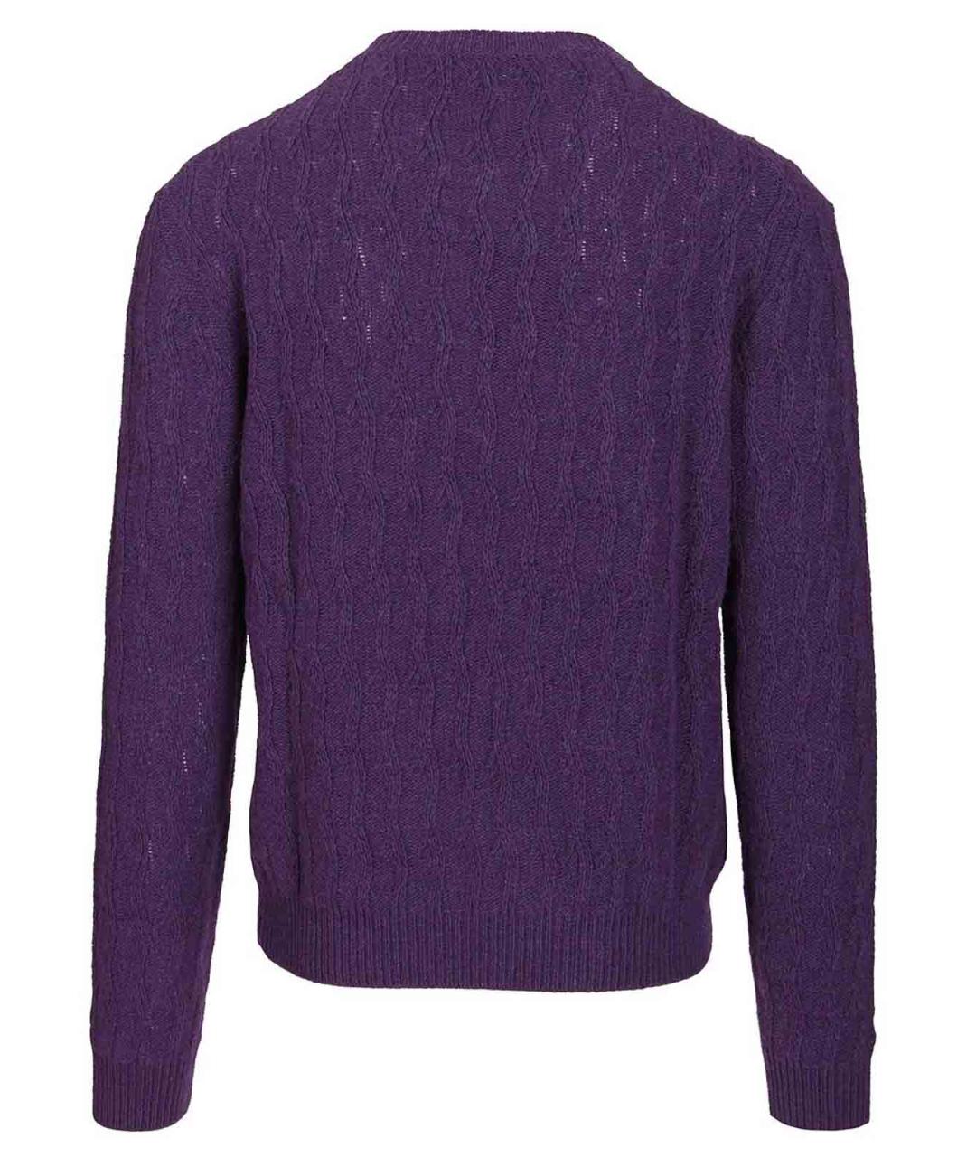 ETRO Фиолетовый кашемировый джемпер / свитер, фото 2