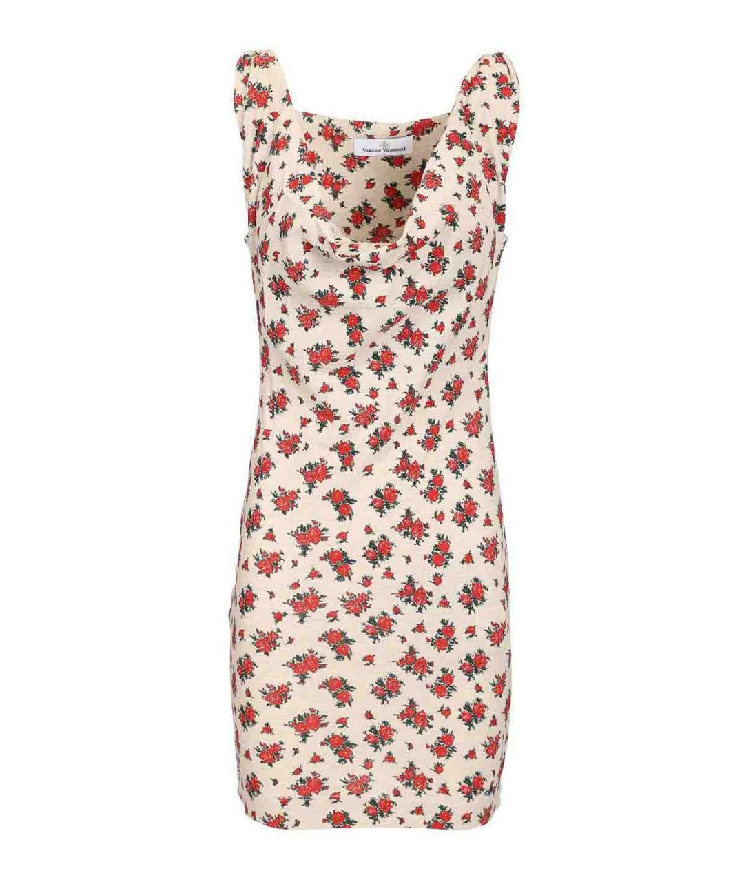 VIVIENNE WESTWOOD Мульти хлопковое повседневное платье, фото 1