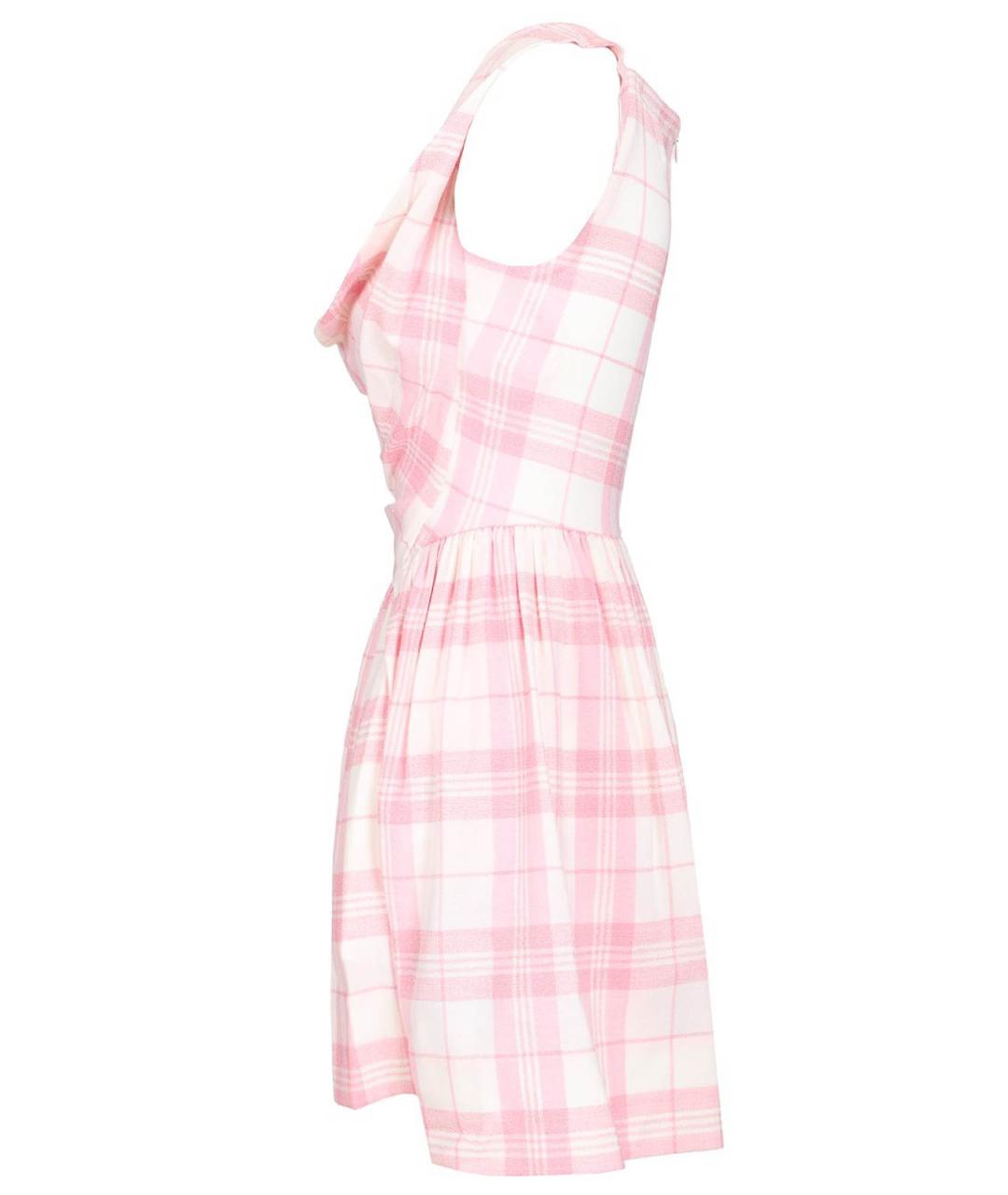 VIVIENNE WESTWOOD Розовое хлопковое повседневное платье, фото 4