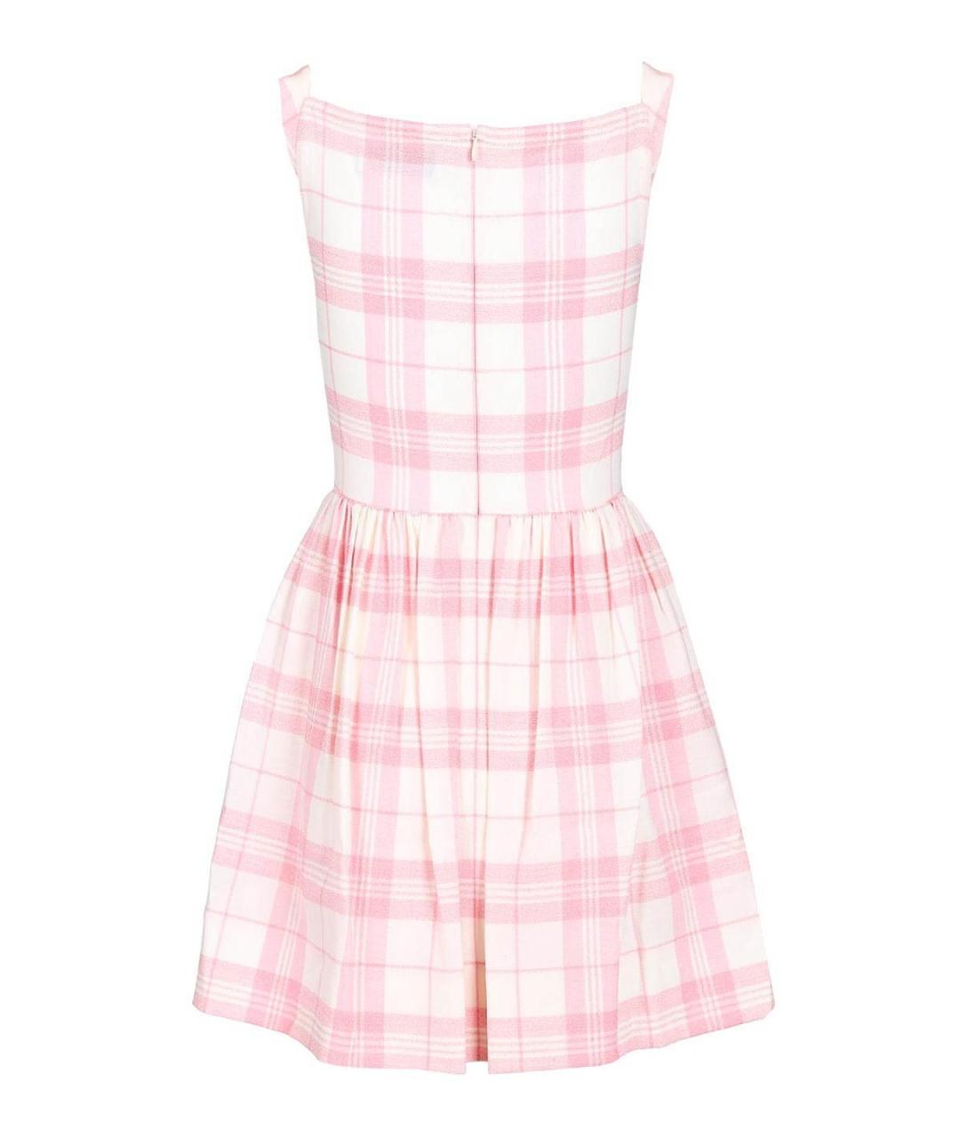 VIVIENNE WESTWOOD Розовое хлопковое повседневное платье, фото 2