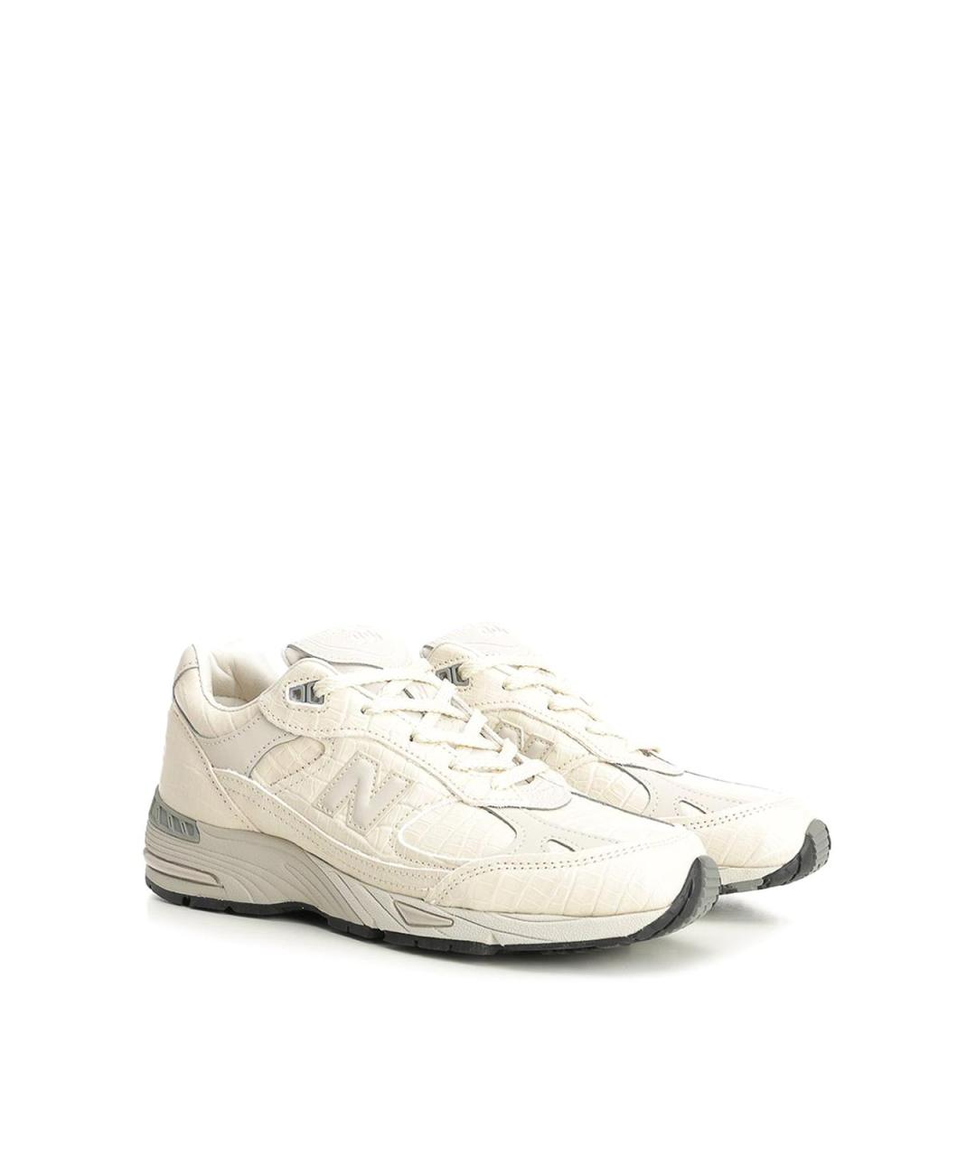 NEW BALANCE Белые кожаные кроссовки, фото 2