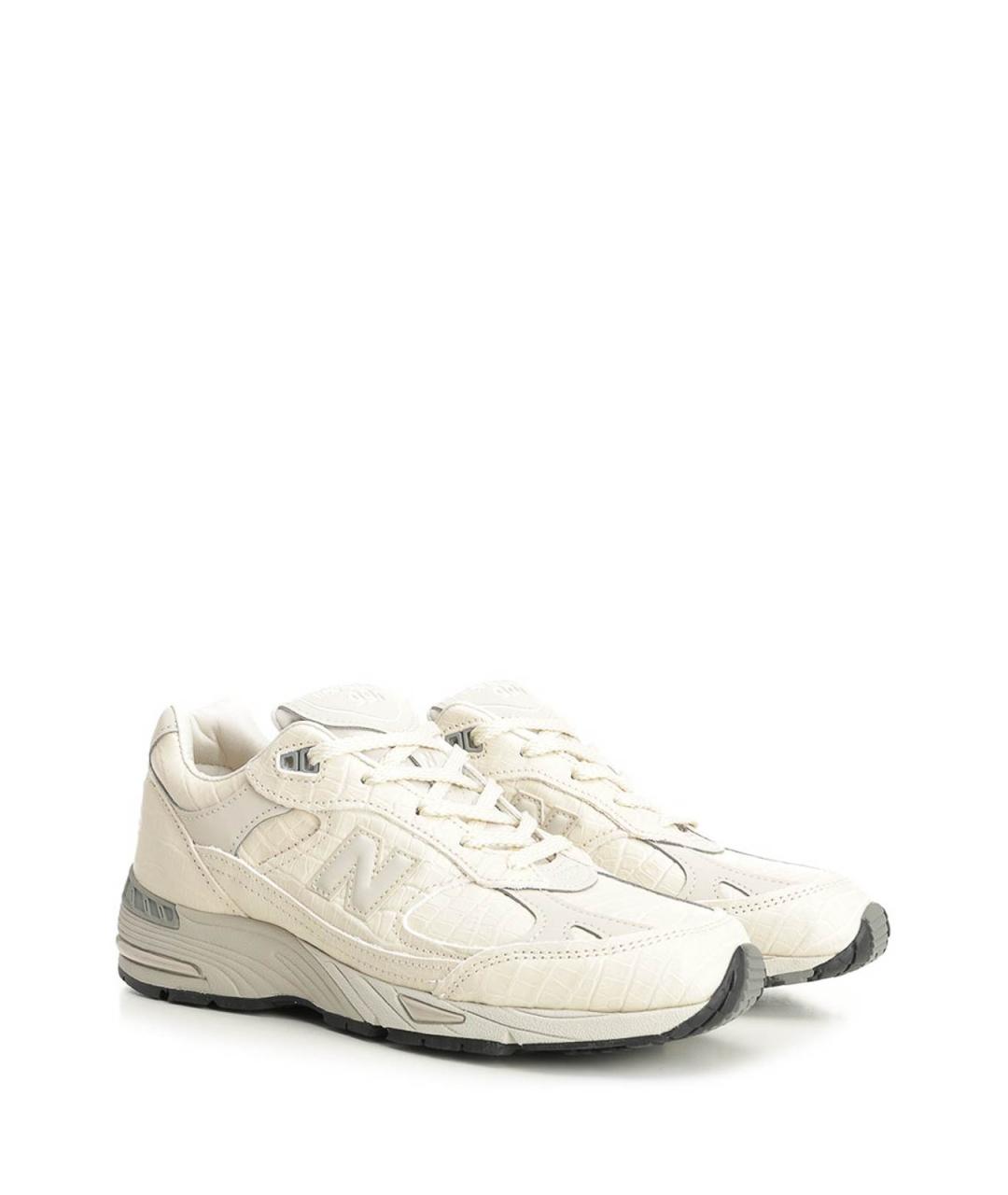 NEW BALANCE Белые кожаные кроссовки, фото 5