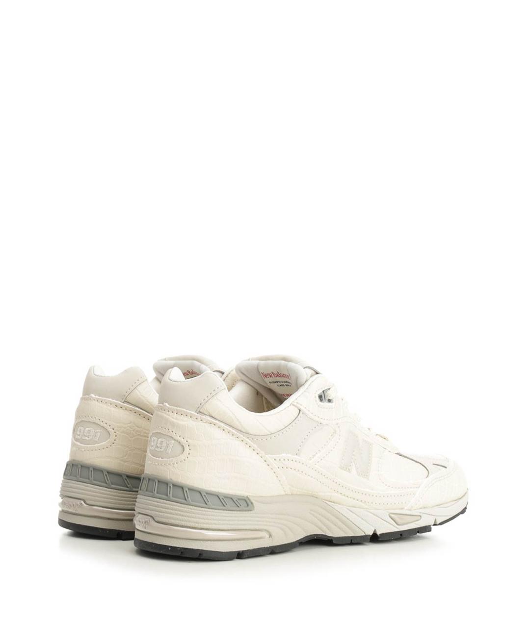 NEW BALANCE Белые кожаные кроссовки, фото 3