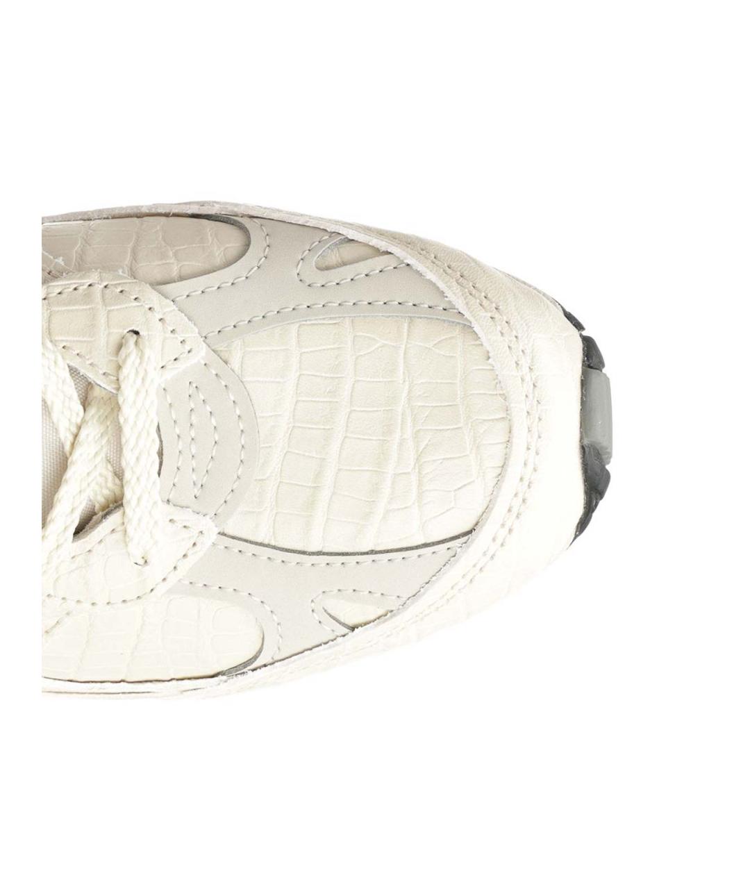 NEW BALANCE Белые кожаные кроссовки, фото 4