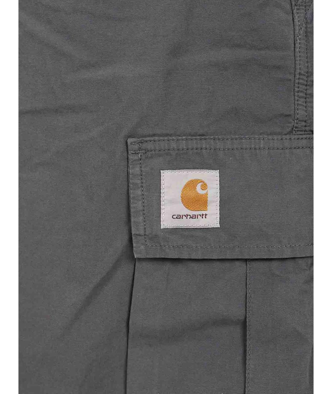 CARHARTT Серые хлопковые шорты, фото 4