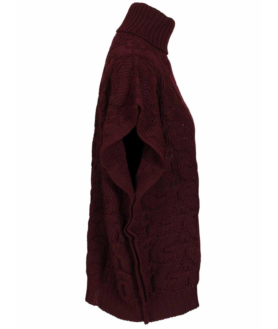ETRO Бордовый шерстяной джемпер / свитер, фото 3