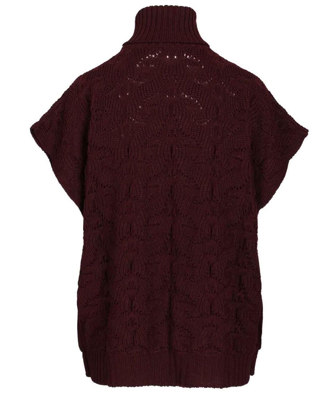 ETRO Бордовый шерстяной джемпер / свитер, фото 2