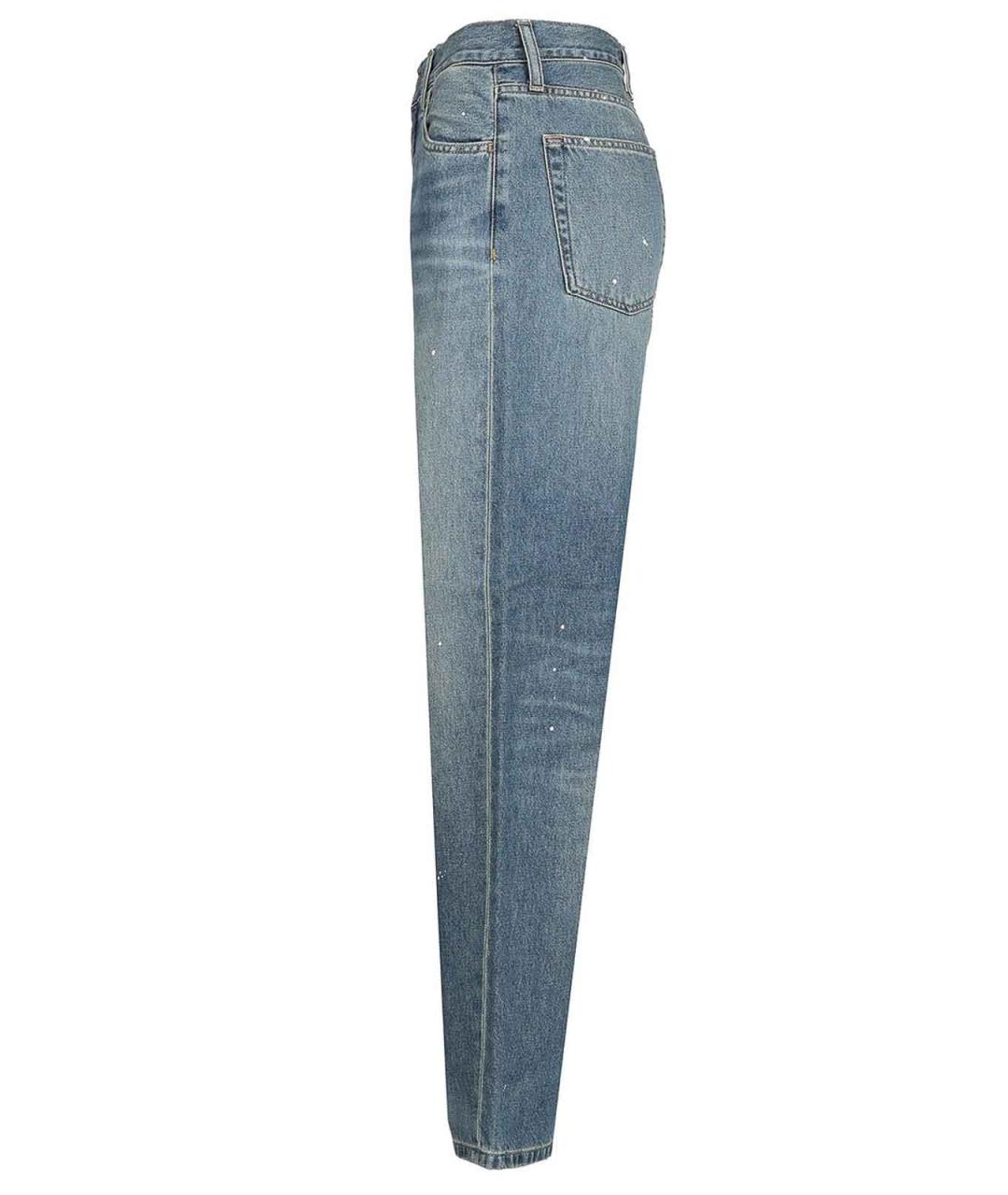 CARHARTT Синие хлопковые прямые джинсы, фото 3