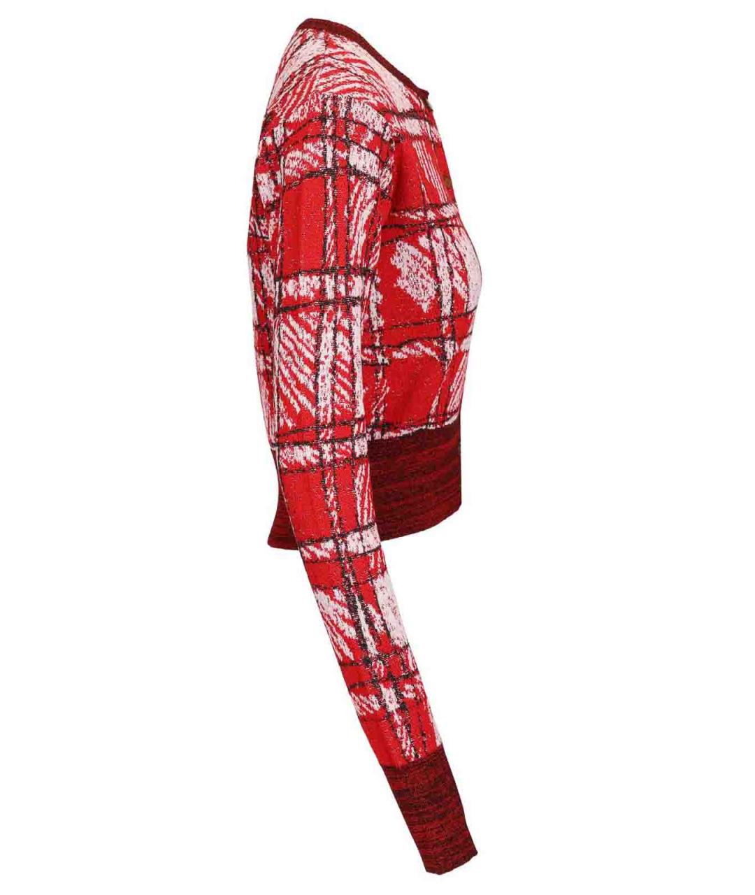 VIVIENNE WESTWOOD Красный шерстяной кардиган, фото 3
