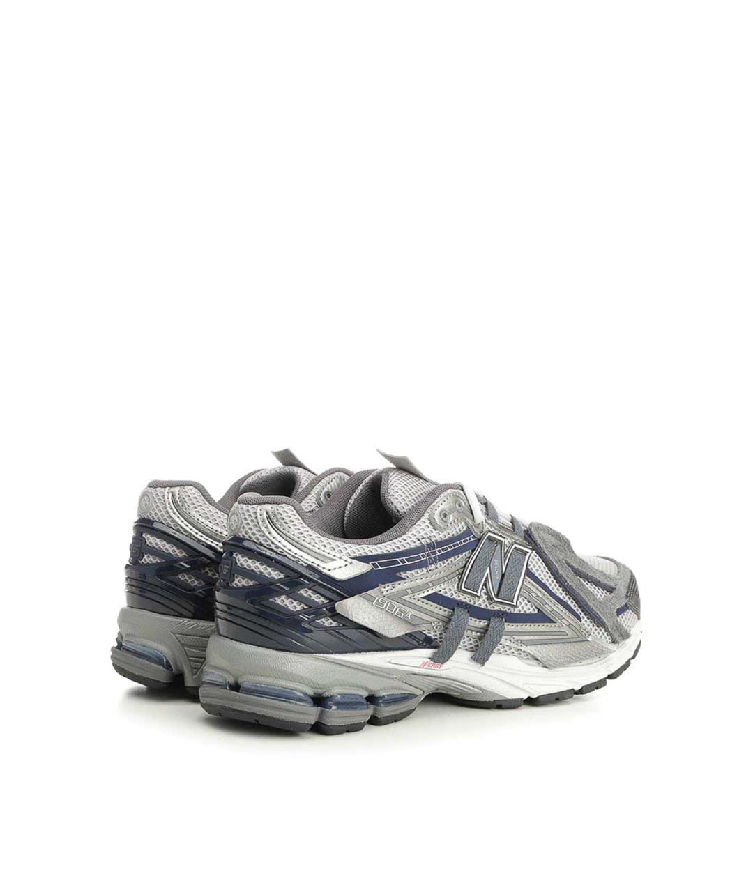 NEW BALANCE Серые резиновые низкие кроссовки / кеды, фото 3