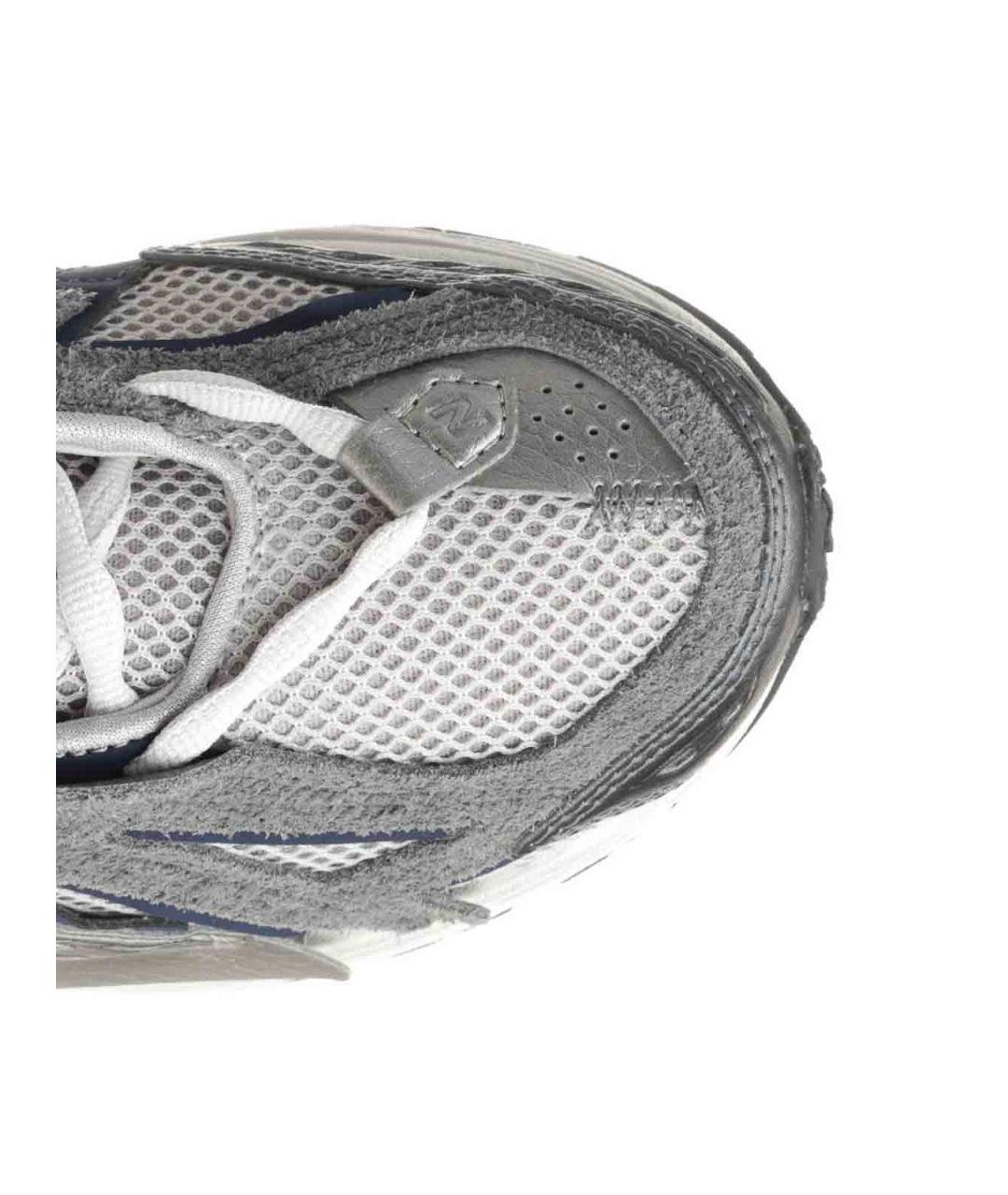 NEW BALANCE Серые резиновые низкие кроссовки / кеды, фото 4