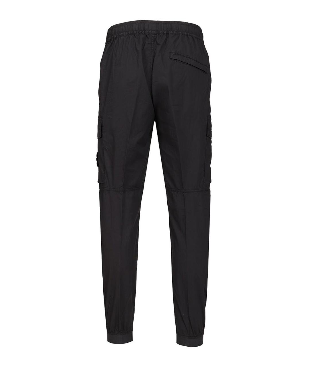 STONE ISLAND Синие хлопковые повседневные брюки, фото 2