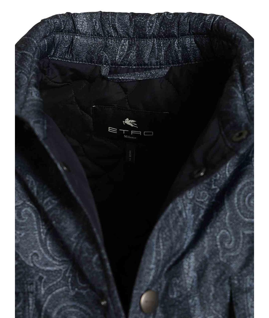 ETRO Синяя кэжуал рубашка, фото 4