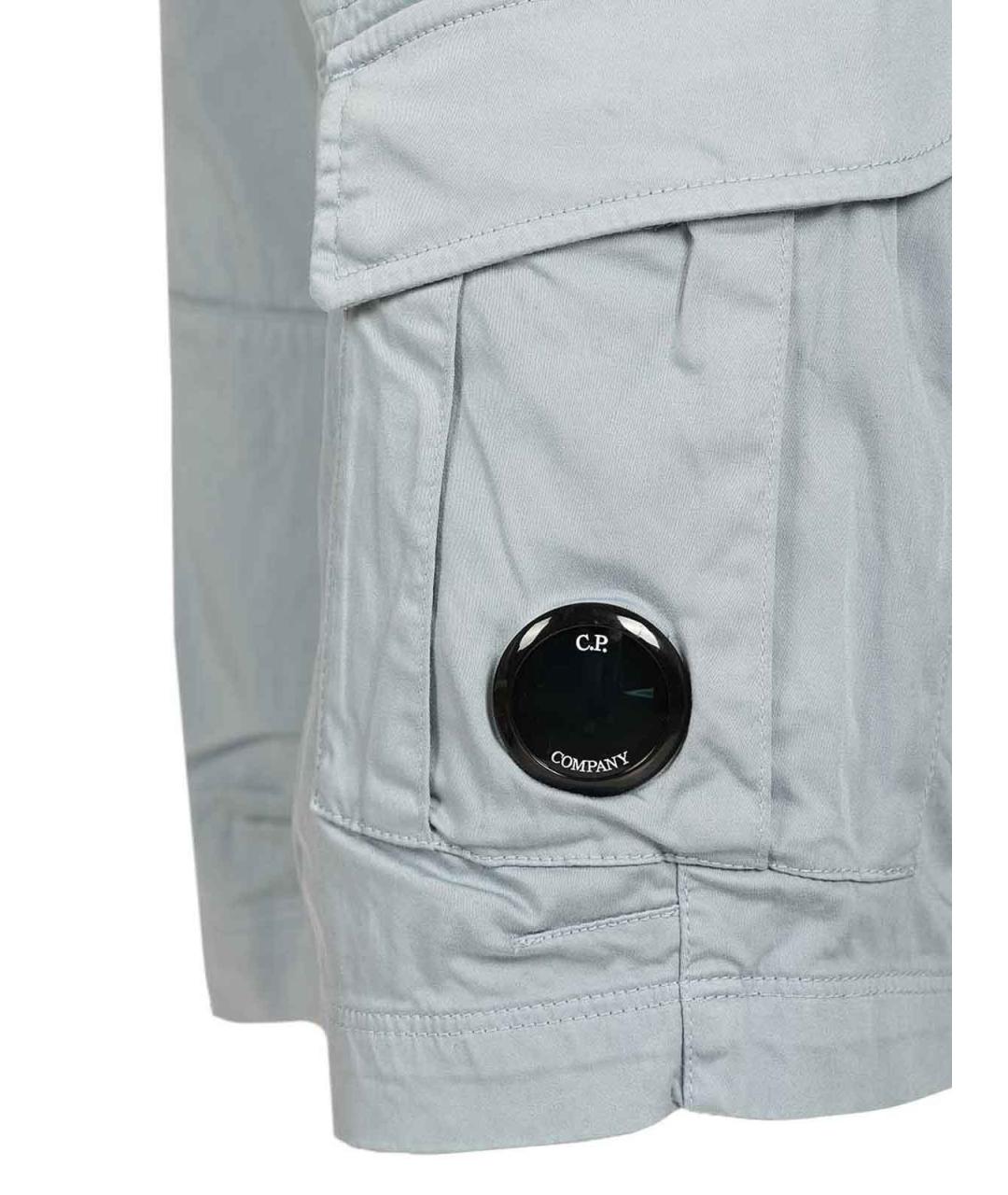 CP COMPANY Голубые хлопковые шорты, фото 4