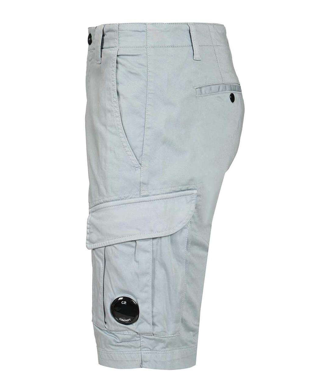CP COMPANY Голубые хлопковые шорты, фото 3