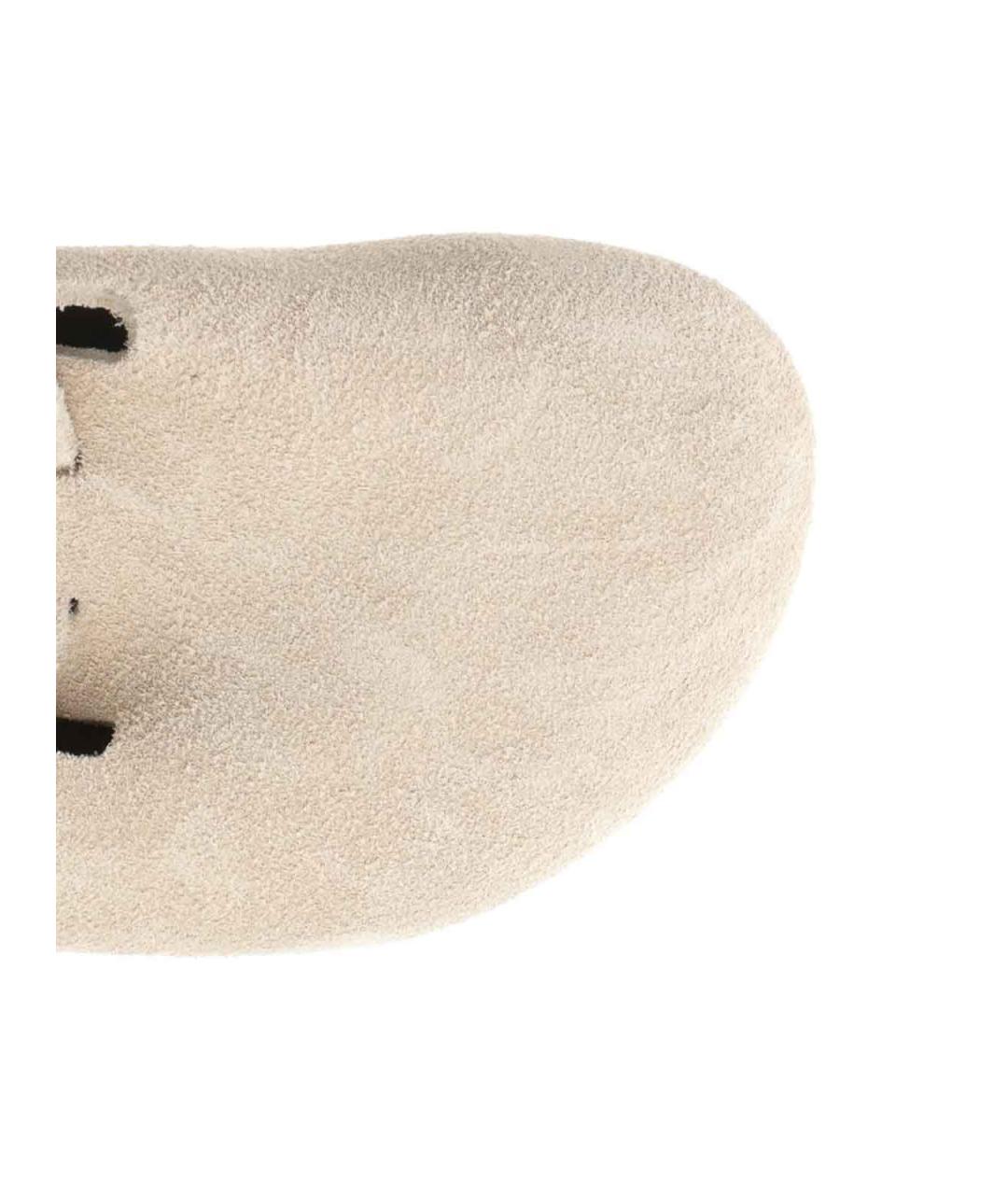 BIRKENSTOCK Бежевые замшевые мюли, фото 4