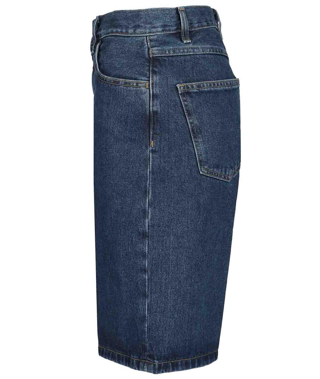 CARHARTT Синие хлопковые шорты, фото 3