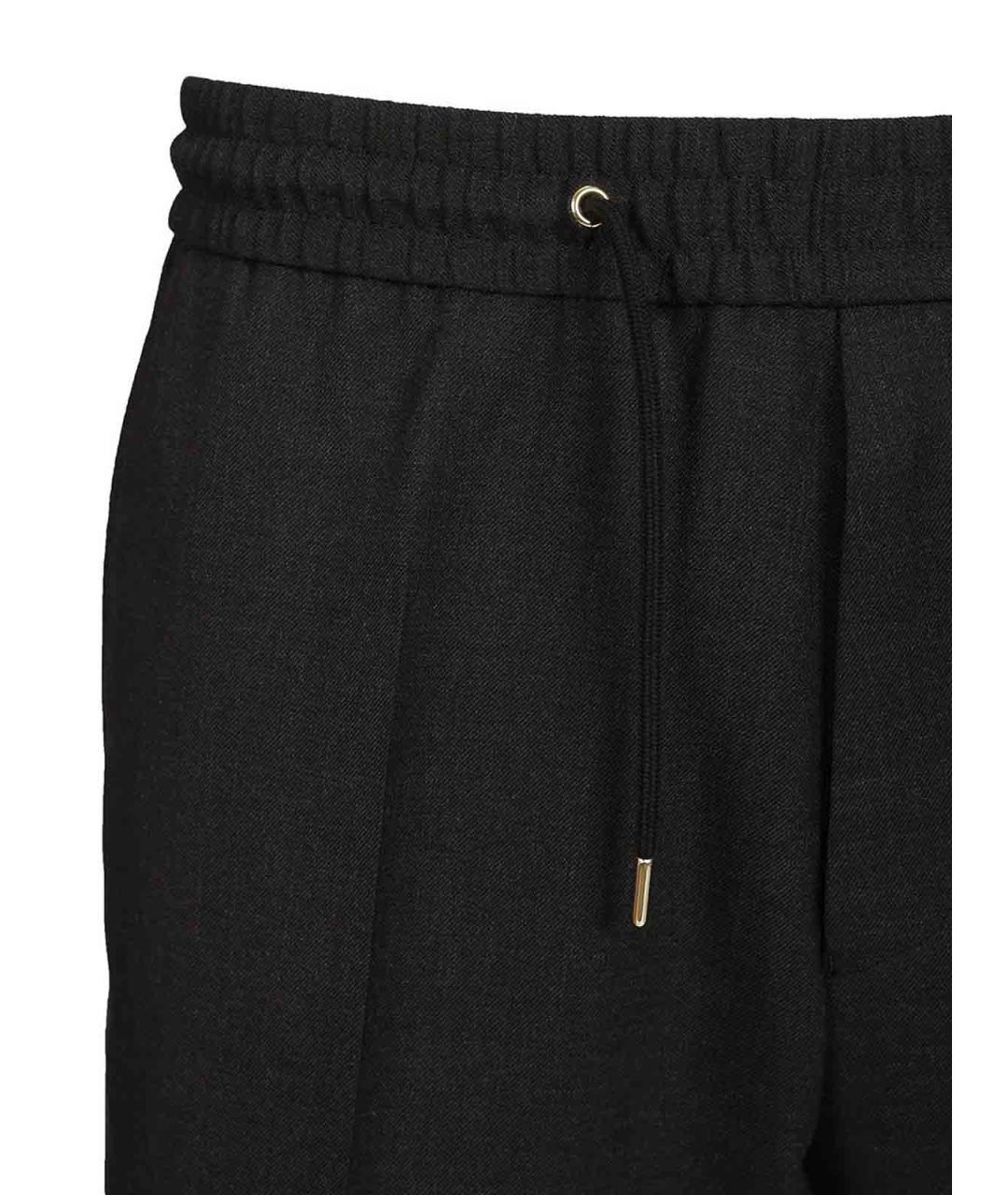 PAUL SMITH Серые шерстяные повседневные брюки, фото 4