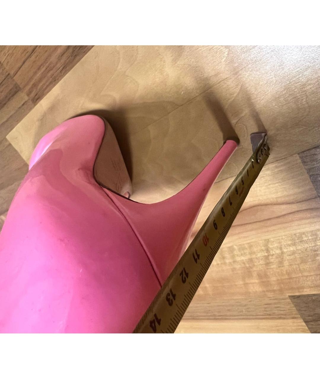 GIUSEPPE ZANOTTI DESIGN Розовые туфли из лакированной кожи, фото 5