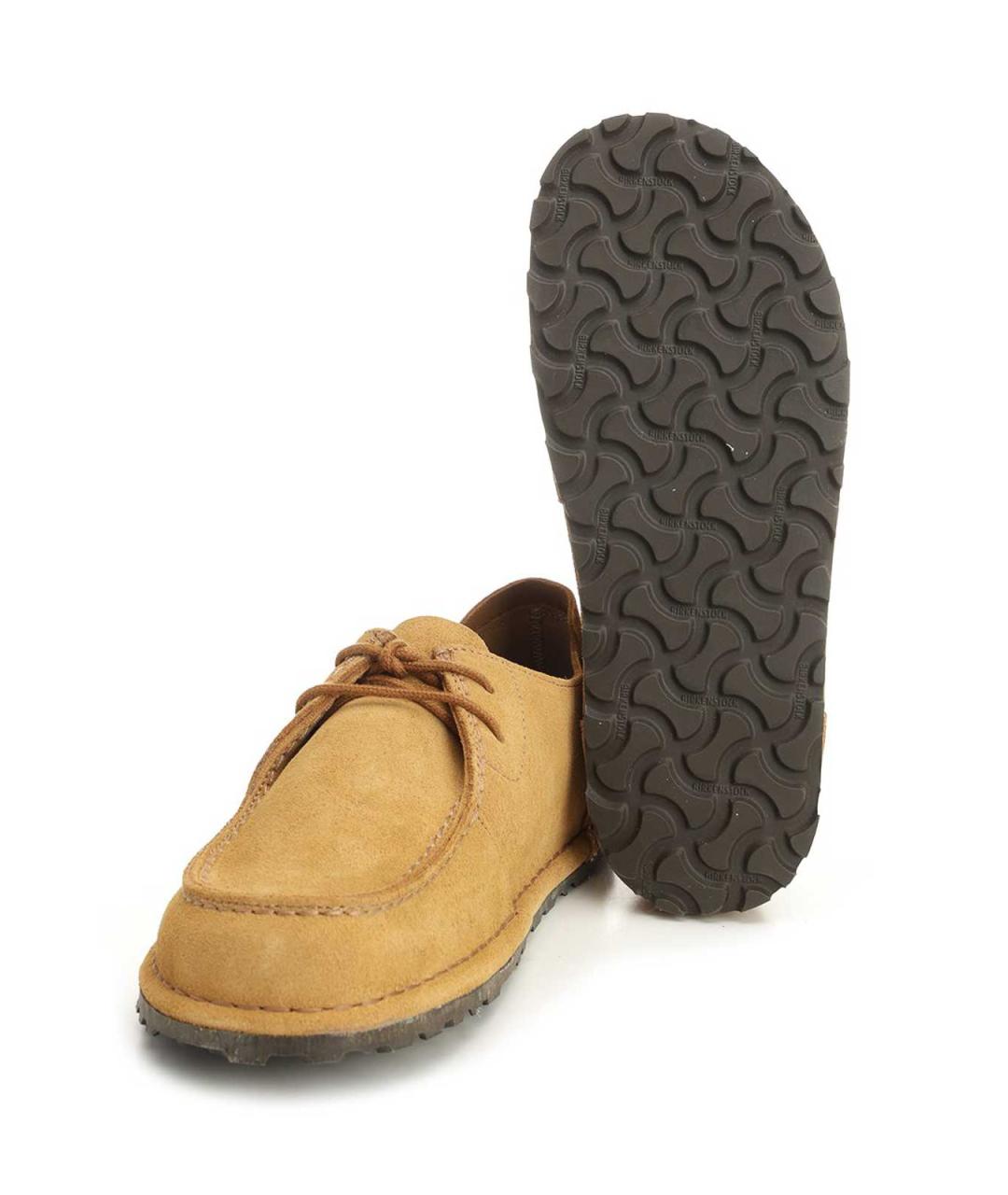BIRKENSTOCK Бежевые замшевые мокасины, фото 5