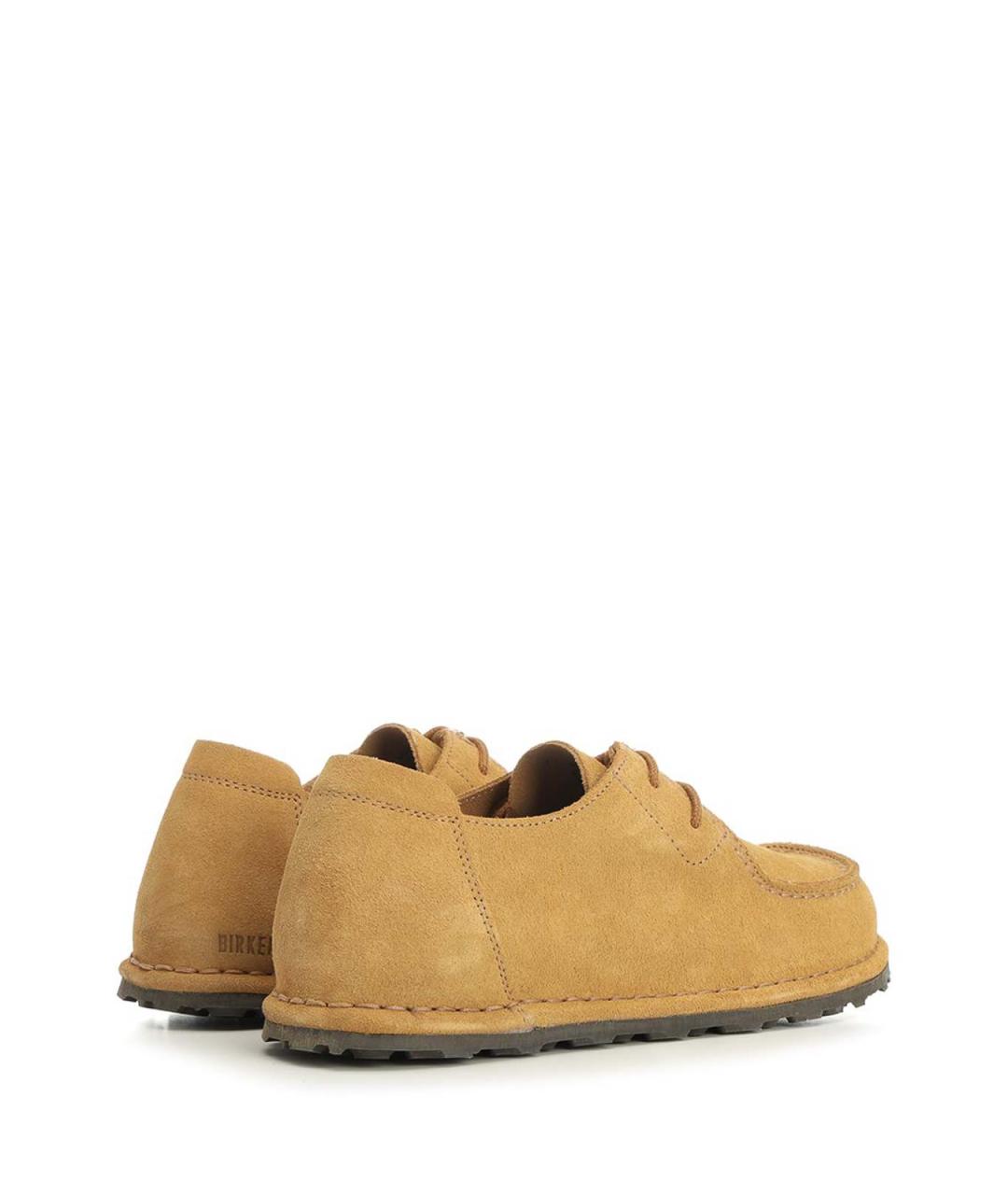 BIRKENSTOCK Бежевые замшевые мокасины, фото 3