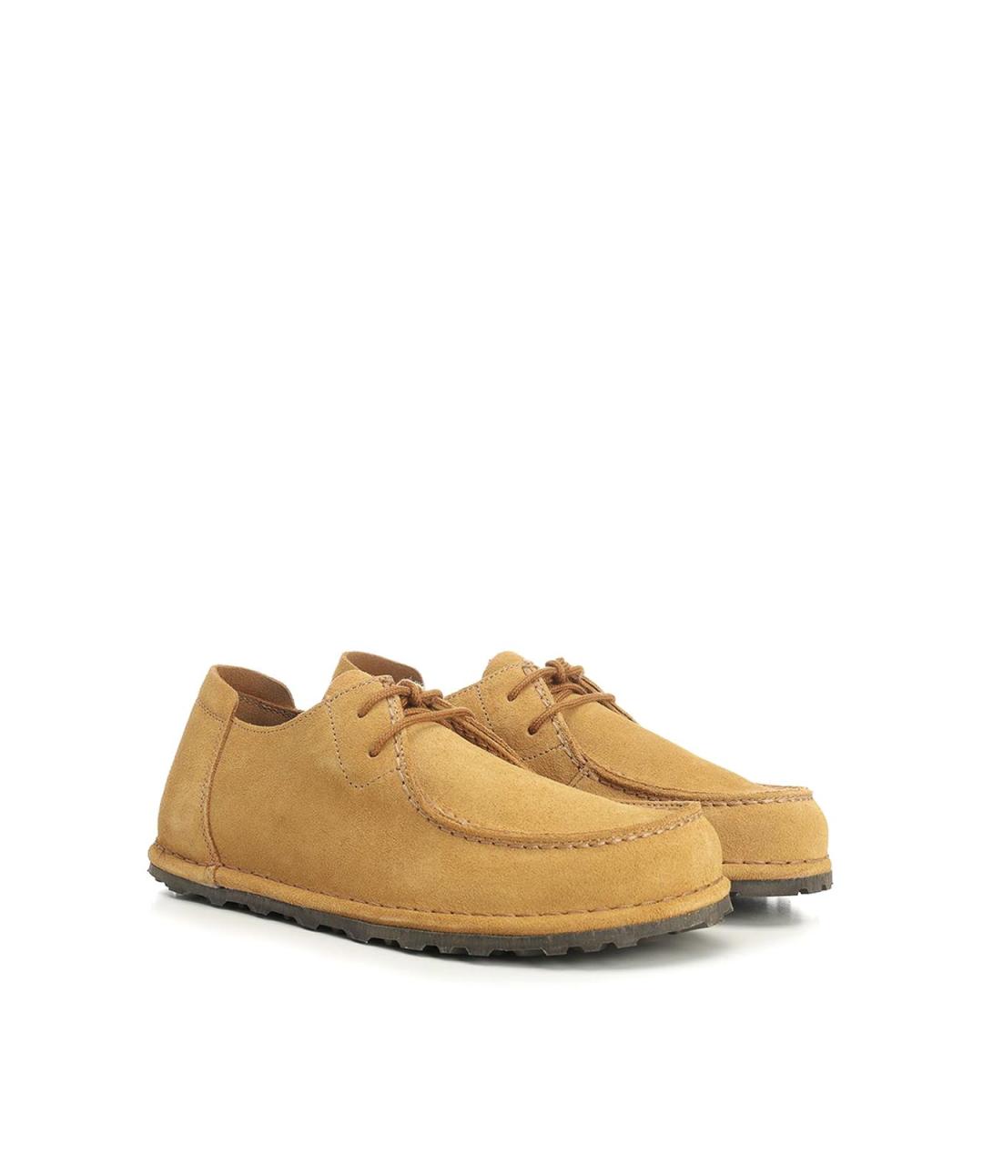 BIRKENSTOCK Бежевые замшевые мокасины, фото 2