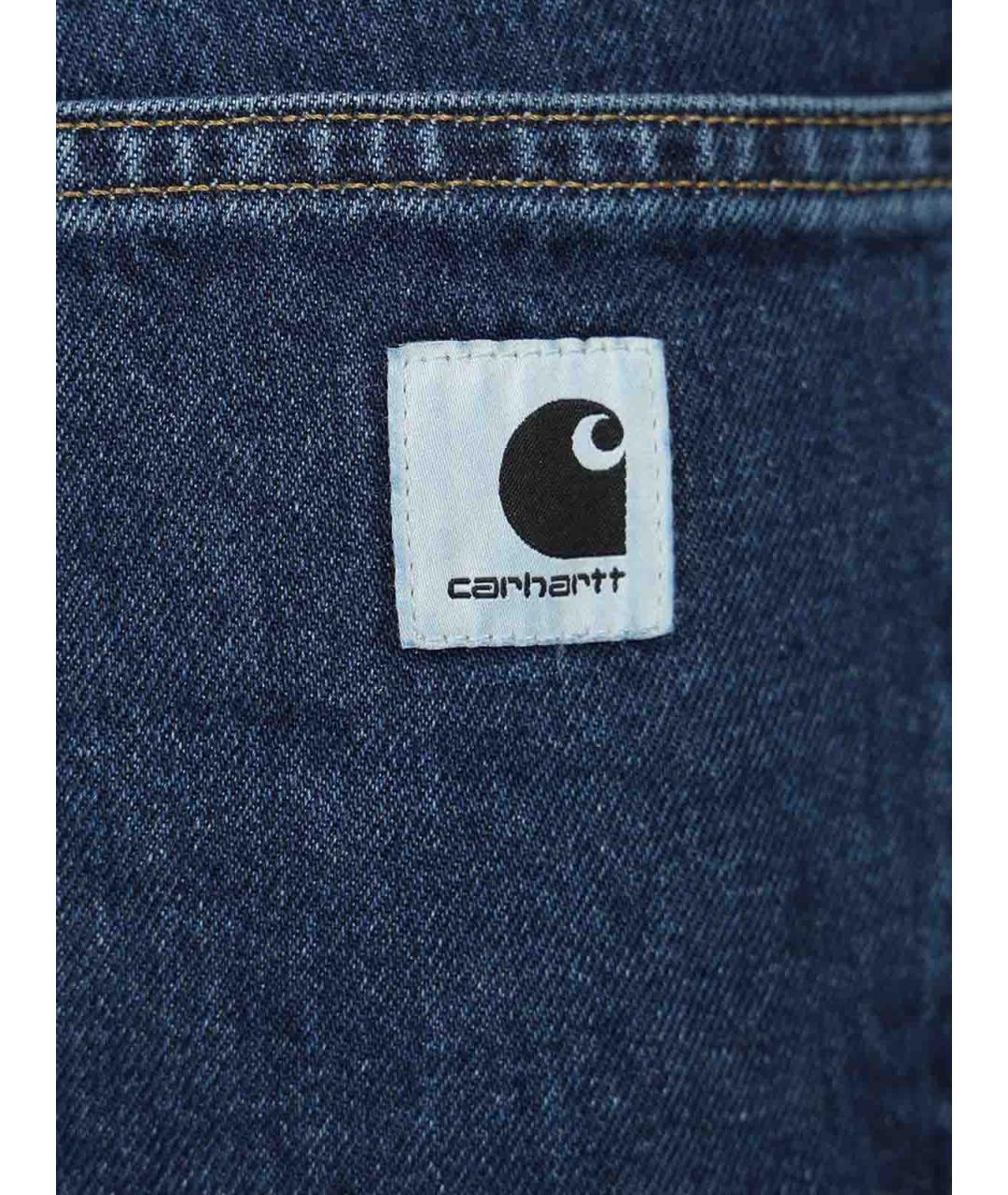 CARHARTT Синие хлопковые джинсы клеш, фото 5